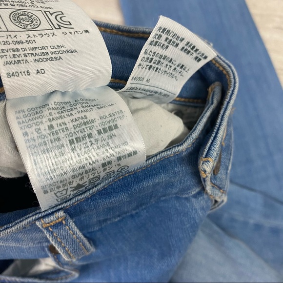 🧧SOLD🧧Levi’s 721 Vintage High Rise Orange Tan Jeans - Picture 3 of 9